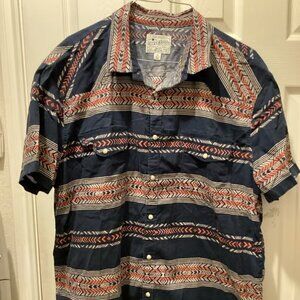 Men’s Lucky brand pearl snap shirt XL